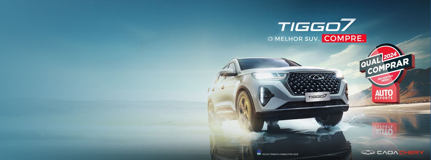 Tiggo 7 récompensé Meilleur SUV intermédiaire au Brésil